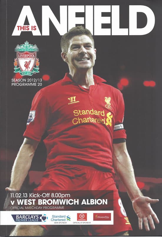 Liverpool FC v West Bromwich Albion FC 